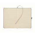 A5 notebook hard RPET cover, grey