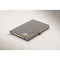 A5 notebook hard RPET cover, grey