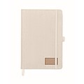 A5 notebook hard RPET cover, off white