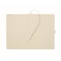 A5 notebook hard RPET cover, off white