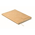 A5 notebook in smokey PU, beige