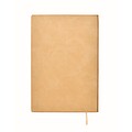A5 notebook in smokey PU, beige