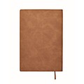 A5 notebook in smokey PU, brown