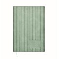 A5 notebook in smokey PU, mint green