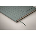 A5 notebook in smokey PU, petrol