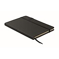 A5 notebook w/ integrated USB, black