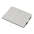 A5 notebook with ballpoint, white