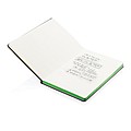 A5 notebook with colored side