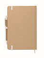 A5 notebook with hard recycled carton cover