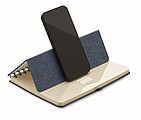 A5 notebook with phone holder, blue