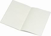 A5 notebook with plaid sheets