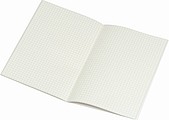 A5 notebook with plaid sheets