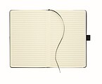A5 notebook with PU hard cover with front phone pocket