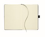 A5 notebook with PU hard cover with front phone pocket