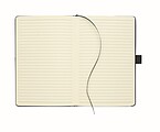 A5 notebook with PU hard cover with front phone pocket