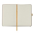 A5 notebook with recycled leather cover