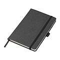 A5 notebook with recycled leather cover