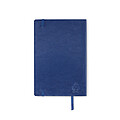 A5 notebook with soft recycled PU (81% recycled polyester and 19% PU) cover.