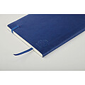 A5 notebook with soft recycled PU (81% recycled polyester and 19% PU) cover.