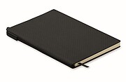 A5 PU notebook with pen, black