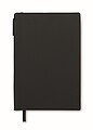 A5 PU notebook with pen, black