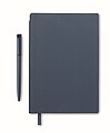 A5 PU notebook with pen, french navy