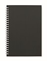 A5 recycled carton notebook, black