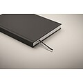 A5 recycled journal notebook, black