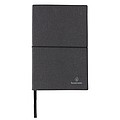A5 recycled leather notebook,grey