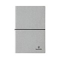 A5 recycled leather notebook, grey