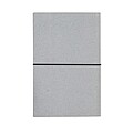 A5 recycled leather notebook, grey