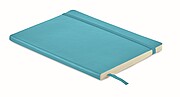 A5 recycled notebook, turquoise