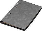 A5 ring binder with PU cover, grey