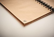 A5 ring bound Bamboo notebook