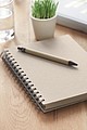 A5 ring notebook grass paper