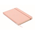 A5 RPET notebook 80 lined, baby pink