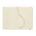 A5 RPET notebook 80 lined, baby pink