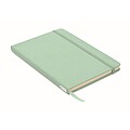 A5 RPET notebook 80 lined, mint green