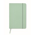 A5 RPET notebook 80 lined, mint green