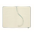 A5 RPET notebook 80 lined, petrol