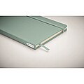 A5 RPET notebook 80 lined, petrol