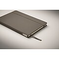 A5 RPET notebook 80 lined, stone grey