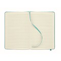 A5 RPET notebook 80 lined, turquoise