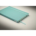 A5 RPET notebook 80 lined, turquoise