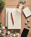 A5 seed paper cover notebook