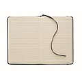 A5 smokey PU notebook, black
