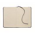 A5 smokey PU notebook, blue