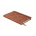 A5 smokey PU notebook, brown