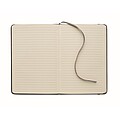 A5 smokey PU notebook, petrol