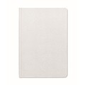 A5 sugarcane PLA notebook, white